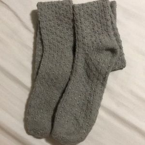 Knit knee high socks